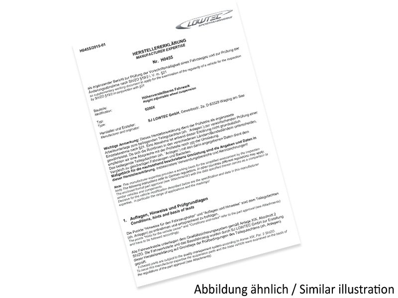 LOWTEC Herstellererklärung MegaLow HE-X